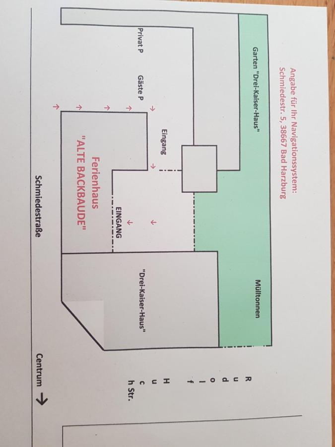 Apartament Alte Backbaude Bad Harzburg Zewnętrze zdjęcie